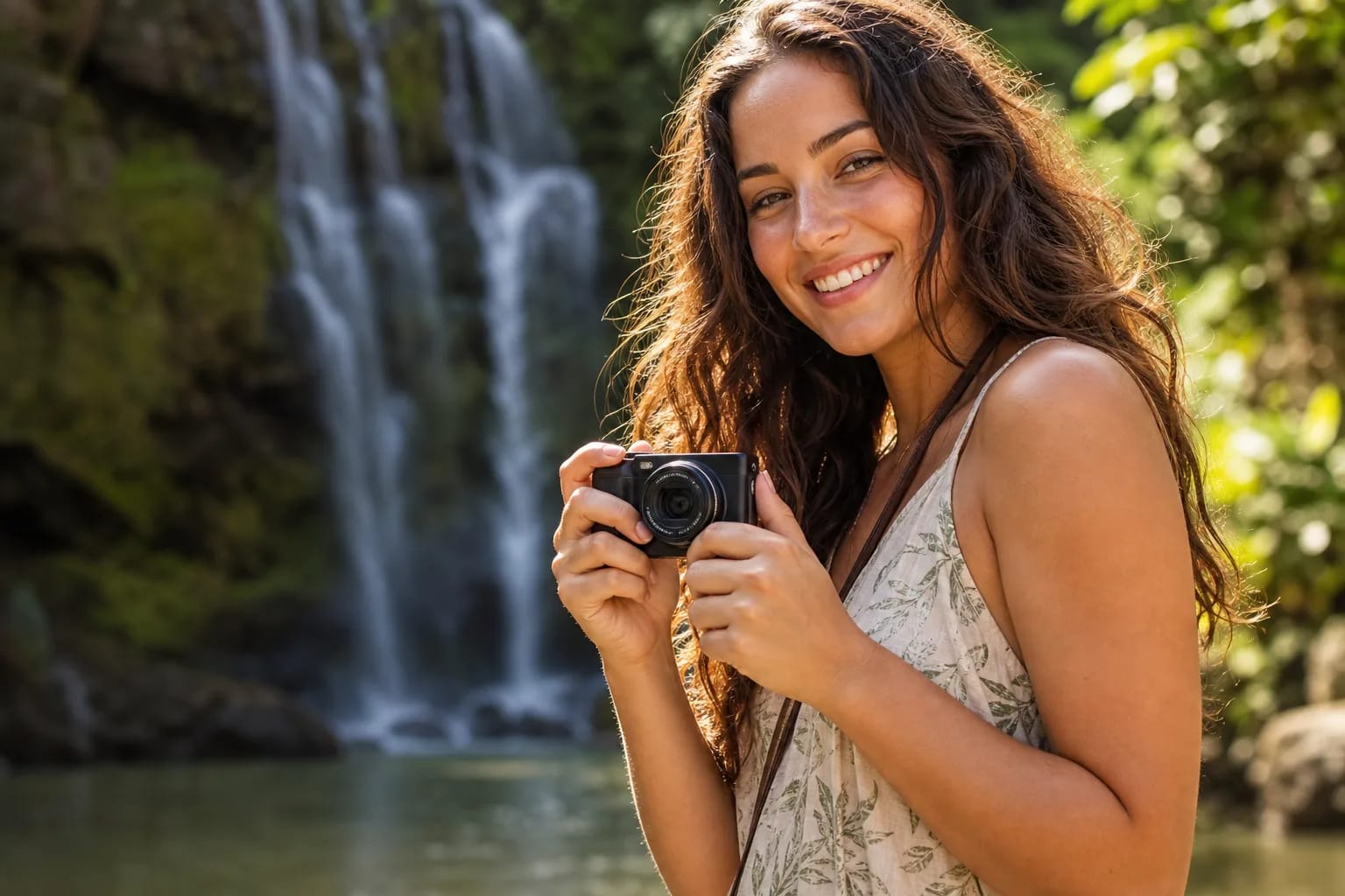 Foto de viagem aspiracional — Cachoeira · sorriso