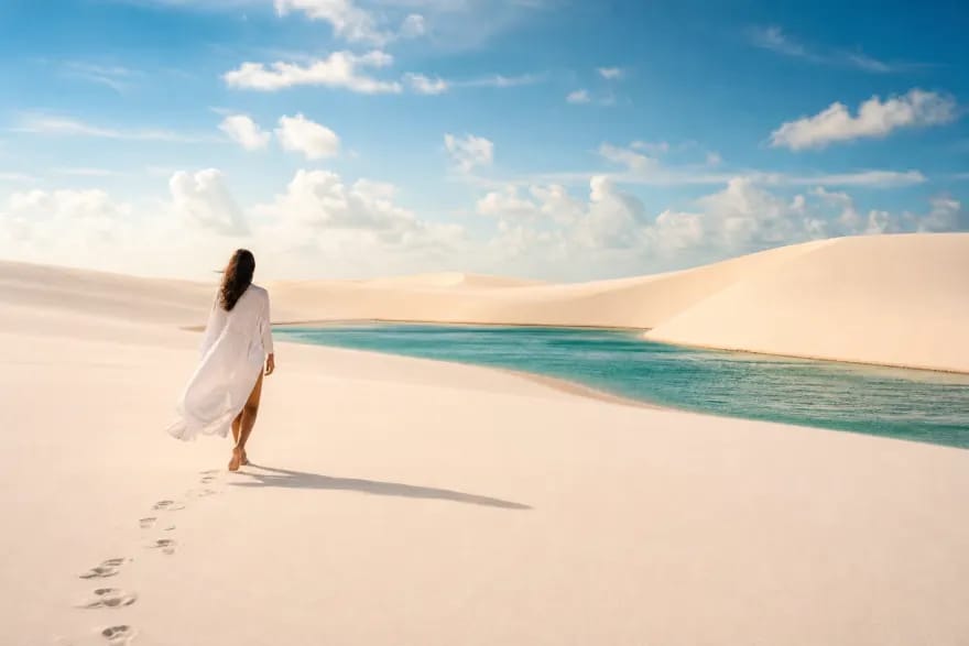 Foto de viagem aspiracional — Dunas