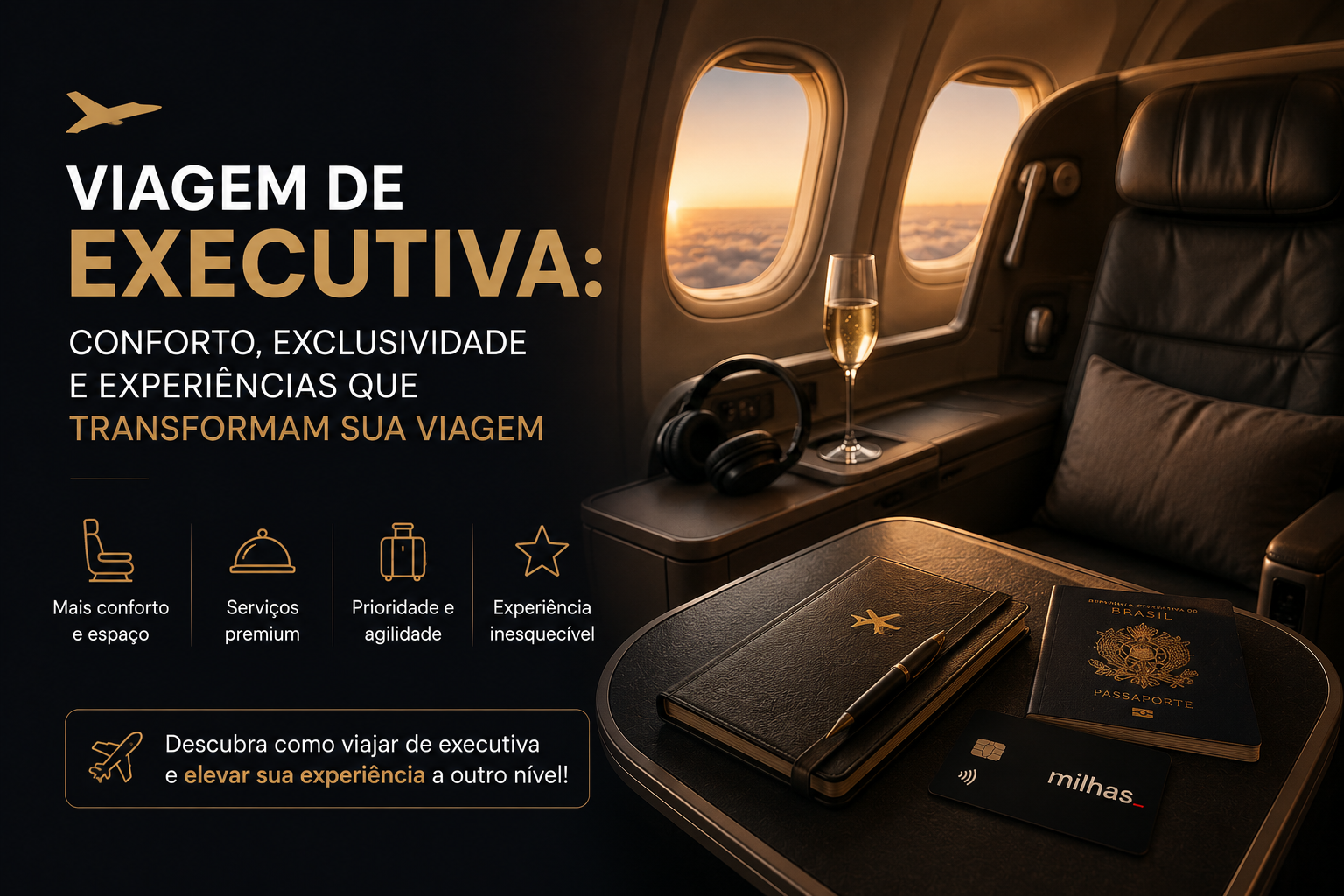 (upload manual) — Como voar de Executiva utilizando Milhas: Exemplos e Estratégias